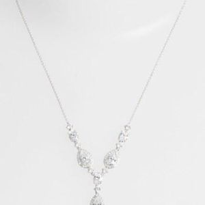 Nadri Metallic Cubic Zirconia Y-necklace