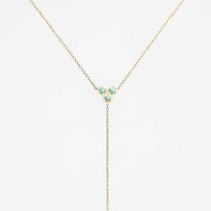Nadri Metallic Cleo Semiprecious Stone Necklace
