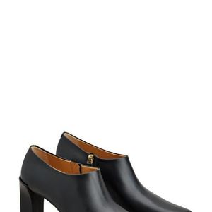 Tod's Brown Square Toe Bootie