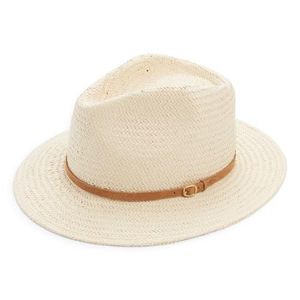 Rag & Bone Natural Packable Straw Fedora