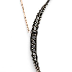Kismet by Milka Pink 'eter' Diamond Pendant Necklace