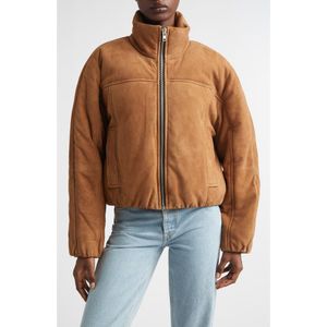 Stand Studio Brown Alba Suede Jacket