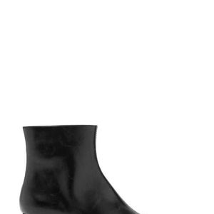 Mango Black Pointed Toe Bootie