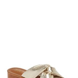 Bella Vita Metallic Noa Slide Sandal (women)