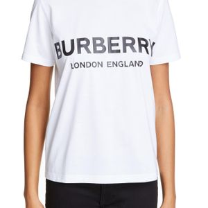 Burberry オーバーサイズコットンジャージーtシャツ ホワイト