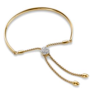 Monica Vinader Metallic Engravable Fiji Diamond Toggle Bracelet