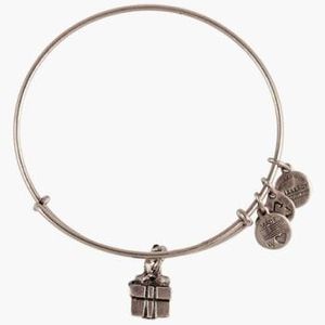 ALEX AND ANI Metallic 'charity By Design - Gift Box' Expandable Wire Bangle