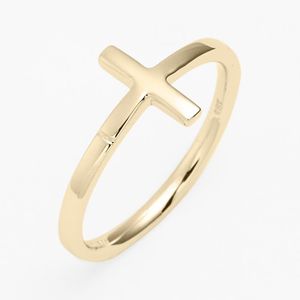 Bony Levy Yellow 14k Gold Cross Ring (nordstrom Exclusive)