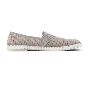 Rivieras White Classic Suede Slip-On Loafer