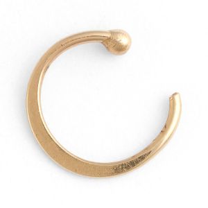 Melissa Joy Manning Metallic Gold Hug Hoop Earrings