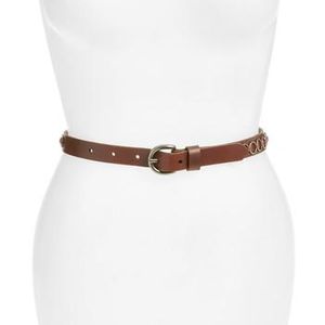 Lodis Brown Leather Belt