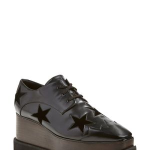Zapatos Star Elyse de cuña Stella McCartney de color Negro