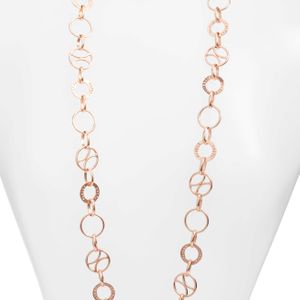 Karine Sultan Metallic Long Link Necklace