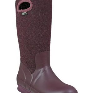 Bogs Black Women's Crandall Wool Tall Waterproof Boots