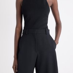 Givenchy Black High Neck Open Back Top