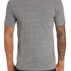 Goodlife Grey Classic Supima Cotton Blend Crewneck T-shirt for men