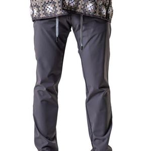 Maceoo Black Resistance Solid Drawstring Pants for men