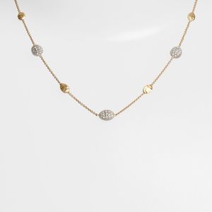 Marco Bicego Metallic 'siviglia' Diamond Station Necklace