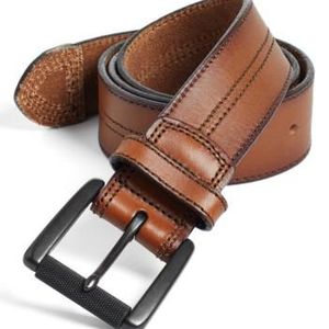 Johnston & Murphy Brown Leather Belt for men