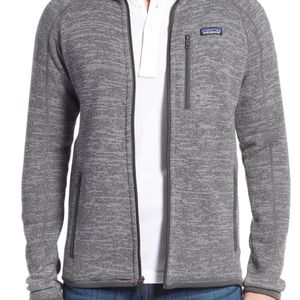 Patagonia Grey 'better Sweater' Zip Front Jacket for men