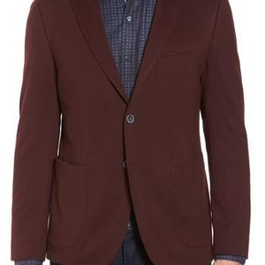 Bugatchi Purple Regular Fit Blazer for men