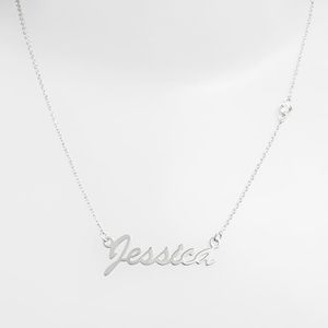 Argento Vivo White Birthstone & Personalized Nameplate Pendant Necklace (nordstrom Online Exclusive)