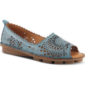 Spring Step Blue Brandal Flat
