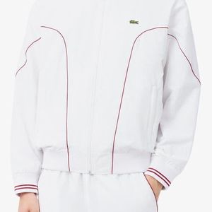 Lacoste White Track Jacket for men