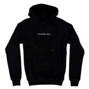 Dapper Boi Black Pullover Hoodie for men