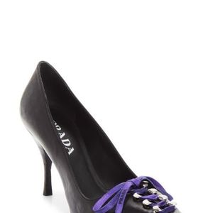 Prada Purple Runway Pump