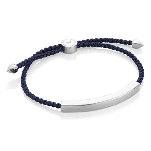 Monica Vinader Blue Large Linear Friendship Bracelet