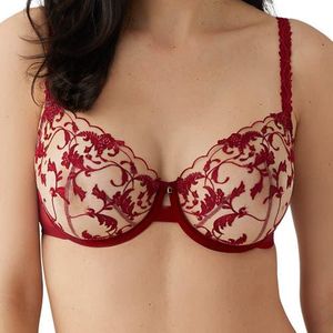 Wacoal Red Dramatic Interlude Underwire Bra