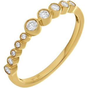 Bony Levy Metallic Diamond Stackable Ring