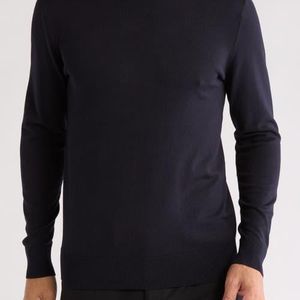 Tom Baine Black Solid Crewneck Pullover for men