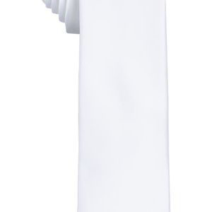 Con.struct White Solid Satin Tie for men