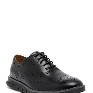 Deer Stags Black Benton Lace-up Brogue Oxford - Wide Width Available for men