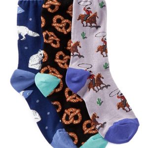 Socksmith Graphic Socks - Pack Of 3