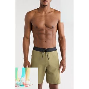 RVCA Green Va Solid Swim Trunks for men