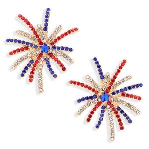 Leith White Firework Statement Stud Earrings
