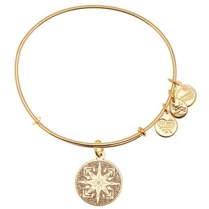 ALEX AND ANI Metallic Healing Love Color Infusion Expandable Wire Charm Bracelet