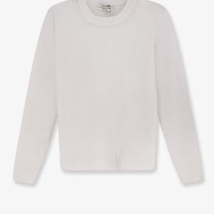 Max Mara White Smmfervore Linen Sweater