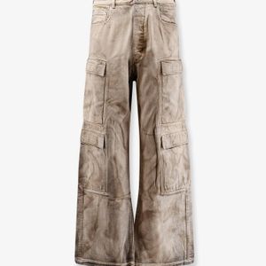 Rick Owens Natural Cargo Denim Jeans for men