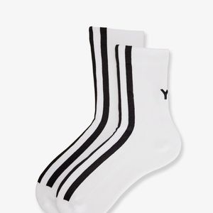 Y-3 White Cotton Socks for men