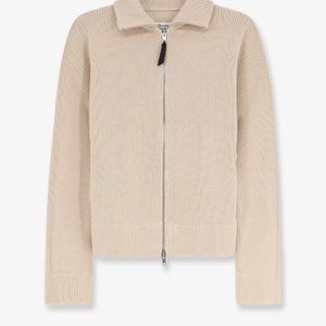 Maison Margiela Natural Wool Blend Cardigan