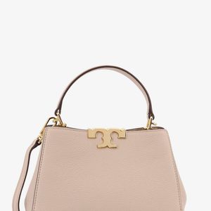 Tory Burch Natural Eleanor Pebbled Mini Satchel Crossbody Bag