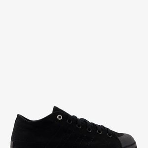 Y-3 Black Nizza Low Canvas Sneakers for men