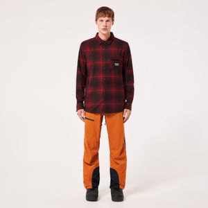 Oakley Red Butter Flannel Shirt - Color: Black for men