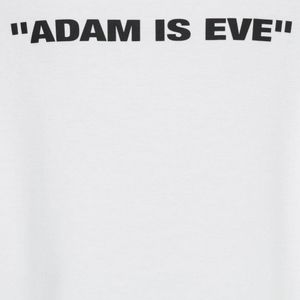 Off-White c/o Virgil Abloh Adam Is Eve Tシャツ ホワイト
