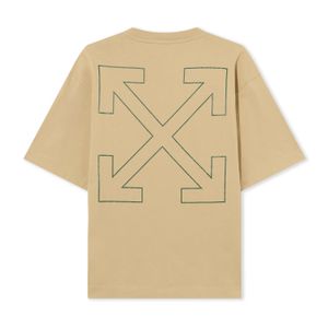Off-White c/o Virgil Abloh Natural Banknote Arrow Skate T-Shirt for men