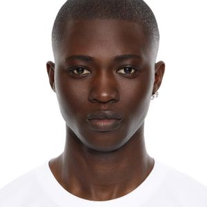 Off-White c/o Virgil Abloh Brown Bling Square Mono Earring for men